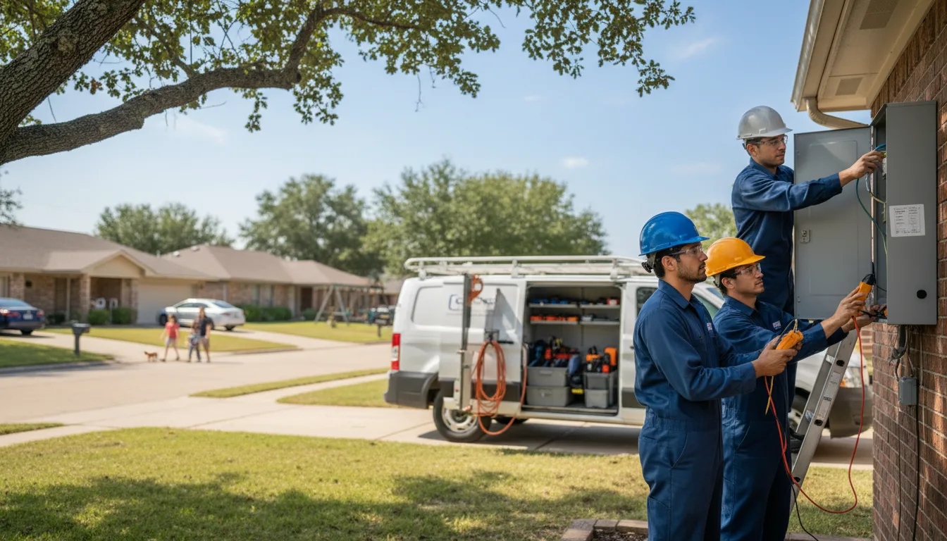 Certified electrician providing emergency electrical services in Ainsworth, IA